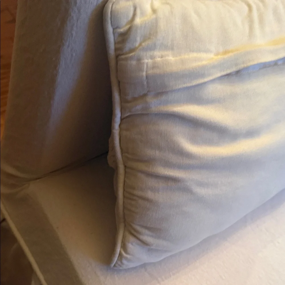 Source Unknown Cream Decorative Pillow with Braided Rope Accent